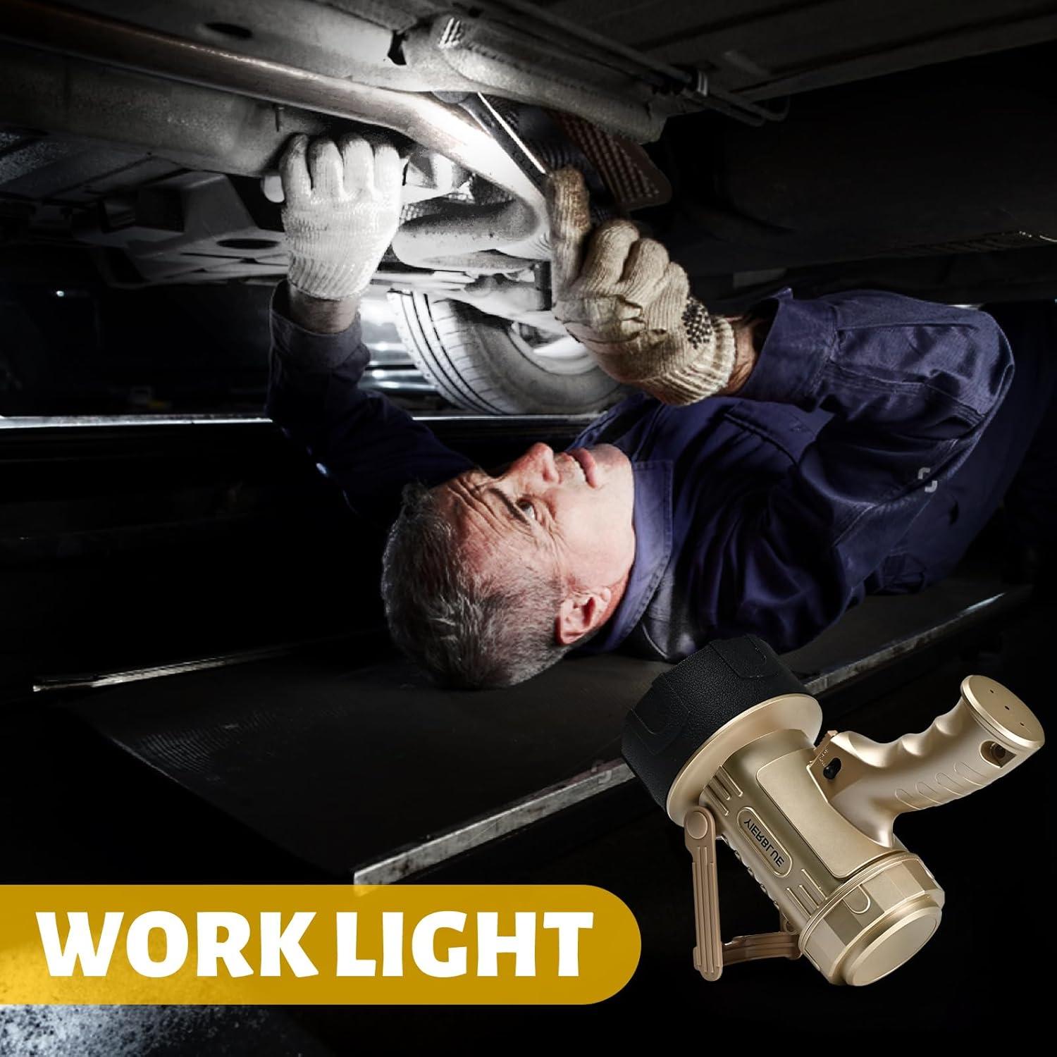 Linterna YIERBLUE 1000,000 Lúmenes Recargable IP67 4 Modos