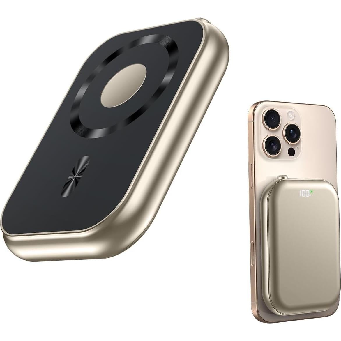 Batería Externa Magnética 10000mAh OZKKCT Carga Rápida USB-C