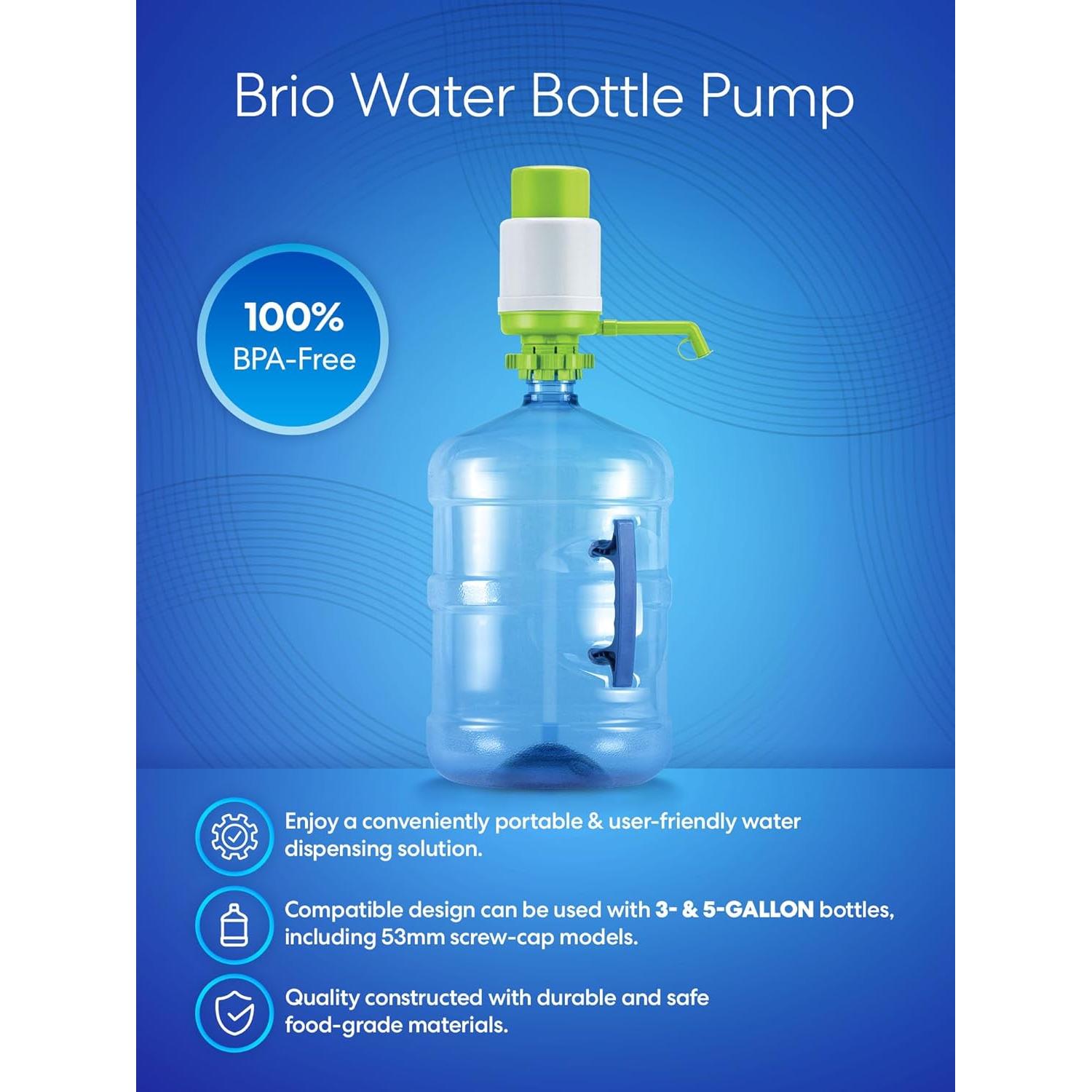 Bomba de agua manual Brio PU100LG 22,71L Verde