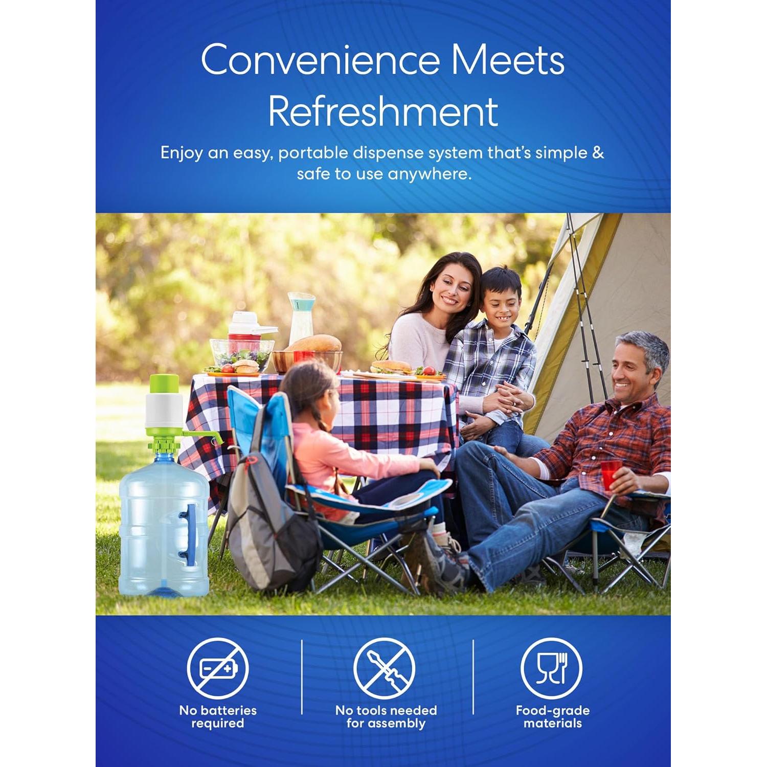 Bomba de agua manual Brio PU100LG 22,71L Verde