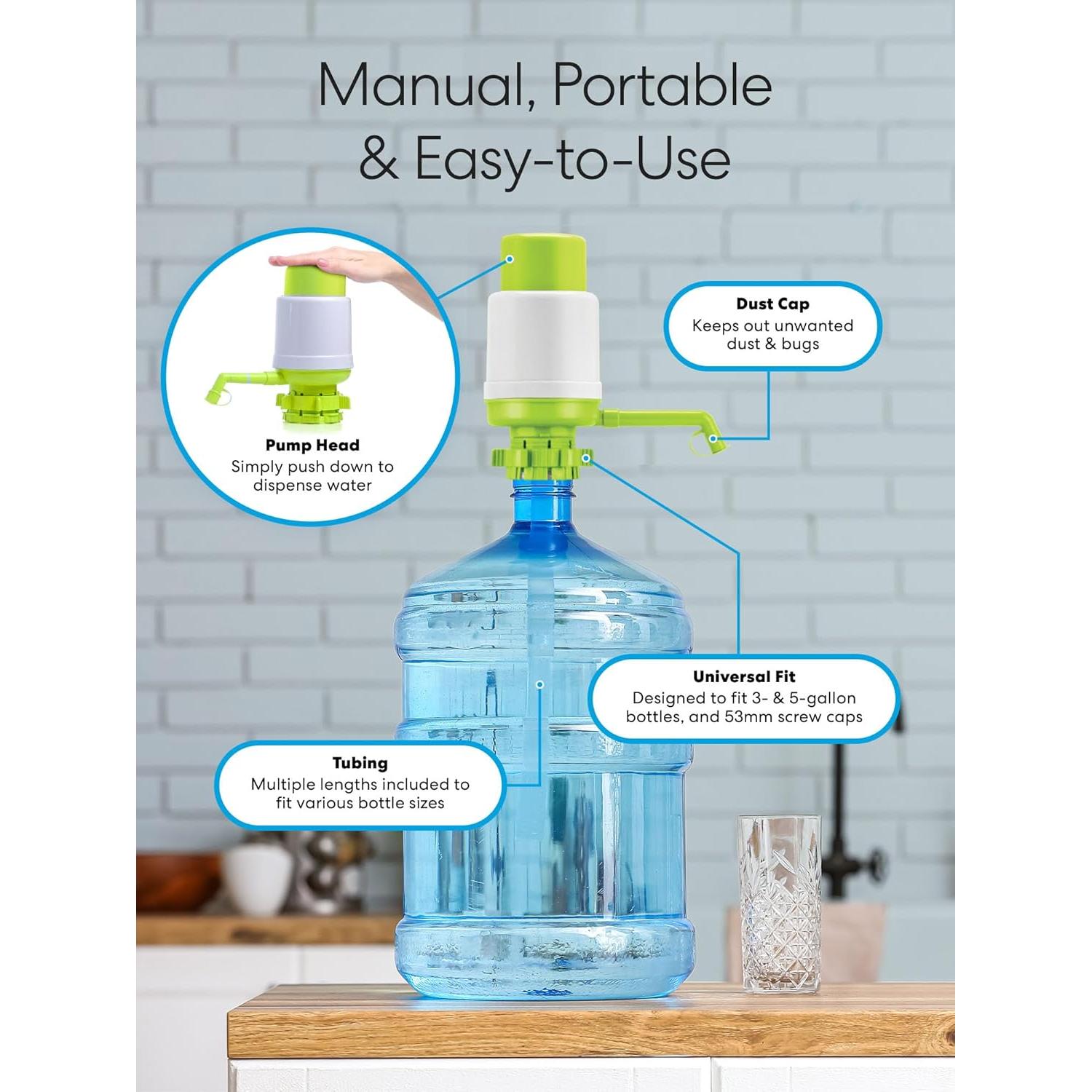 Bomba de agua manual Brio PU100LG 22,71L Verde