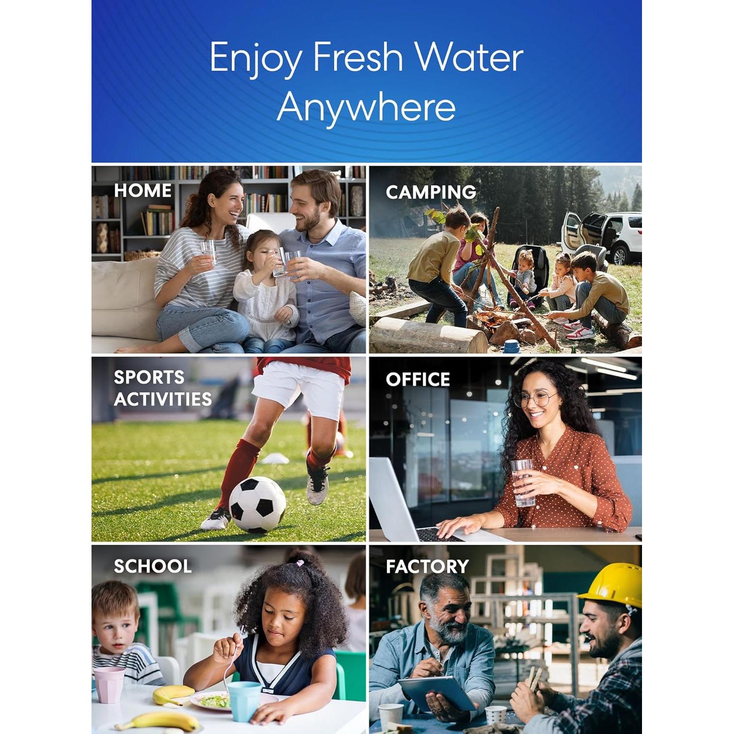 Bomba de agua manual Brio PU100LG 22,71L Verde