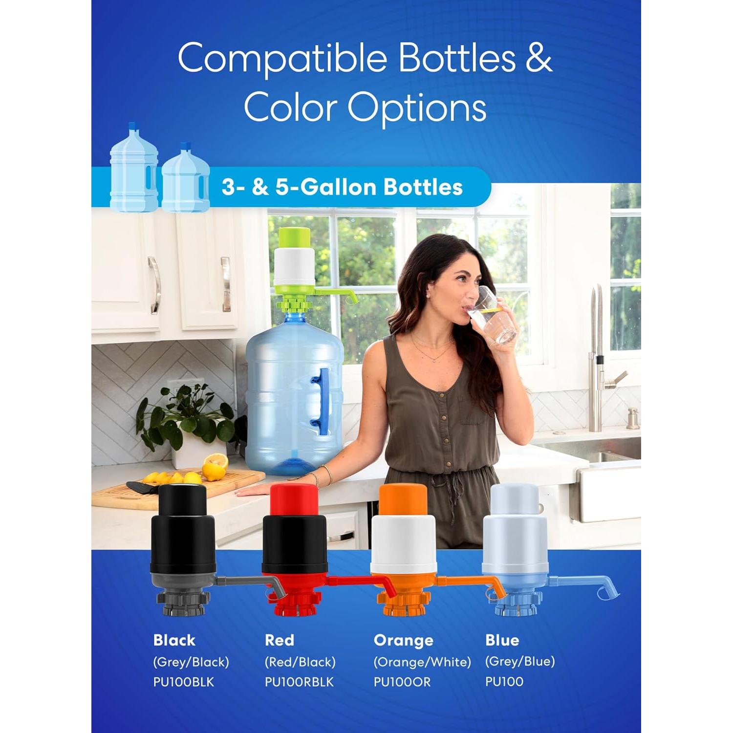 Bomba de agua manual Brio PU100LG 22,71L Verde