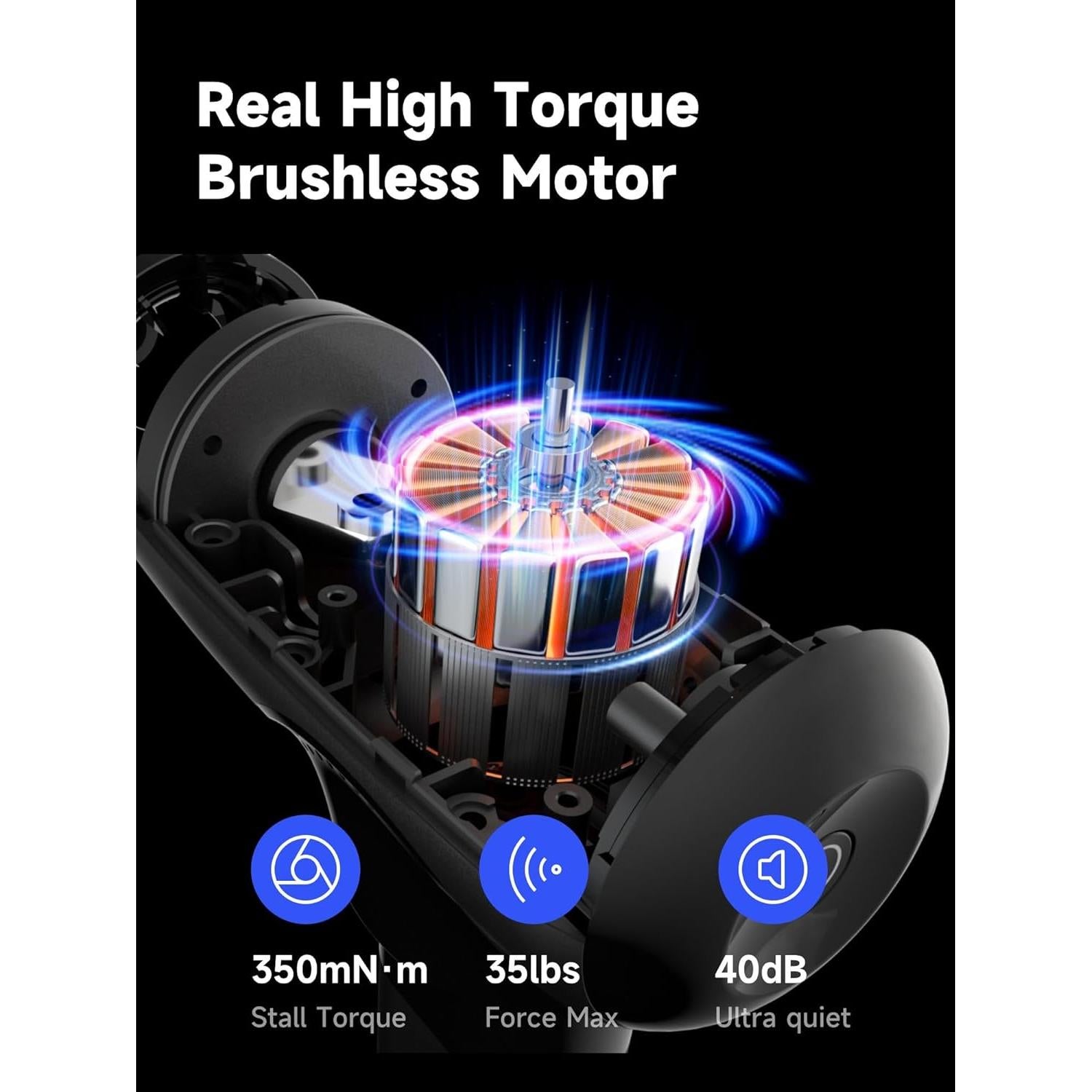 Pistola de Masaje HeyChy V2-H con Calor y 6 Accesorios