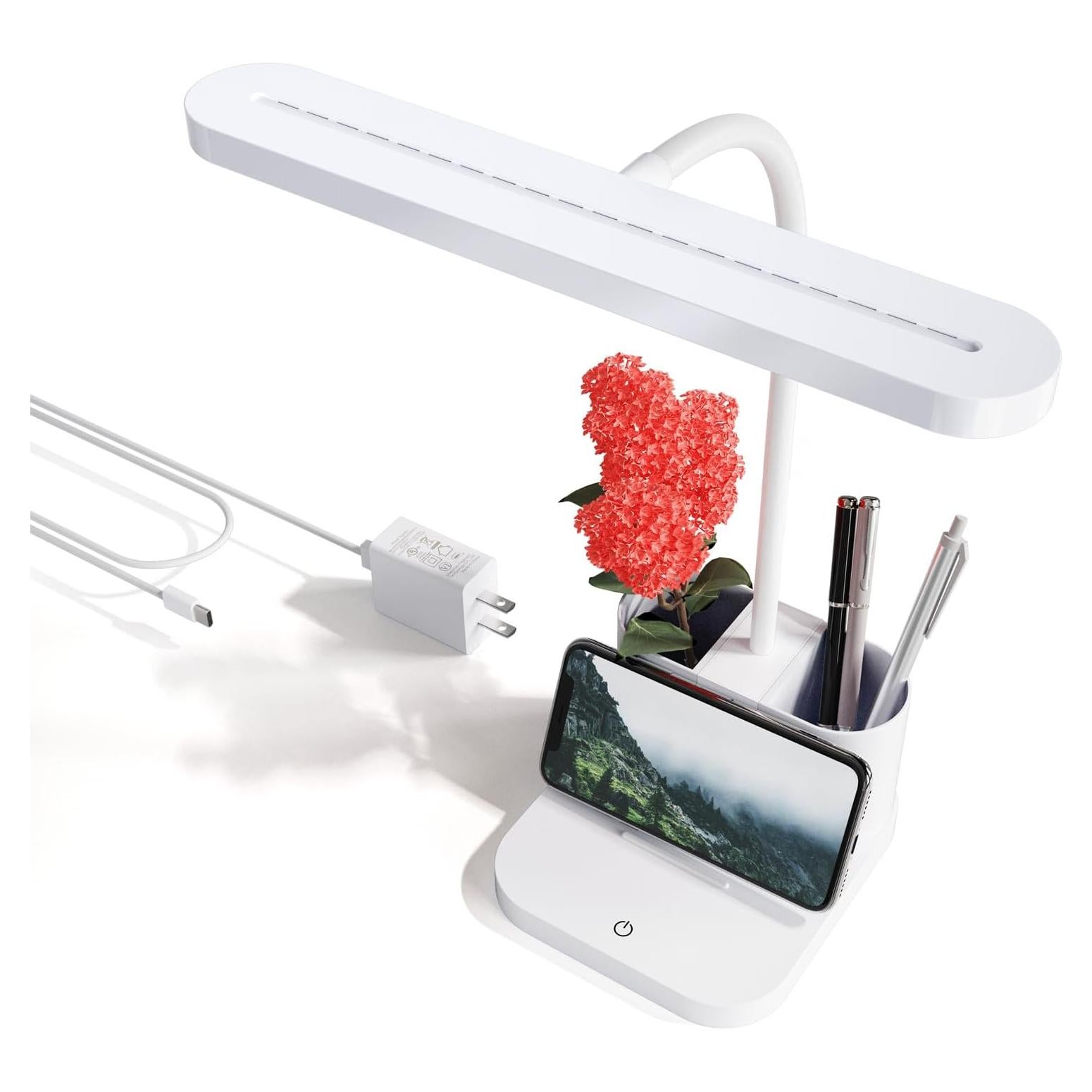 Lámpara de Escritorio LED AXX SD-905A Blanca Regulable