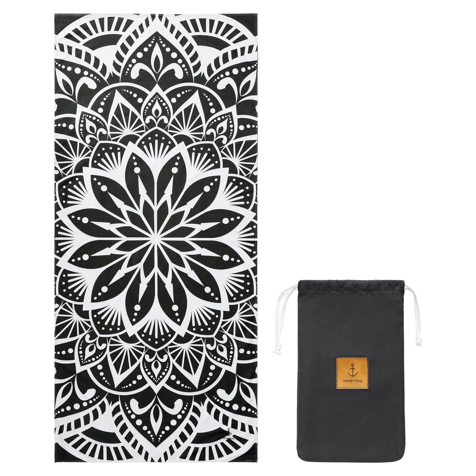 Toalla de Playa Brook + Bay Mandala 198x89cm Secado Rápido