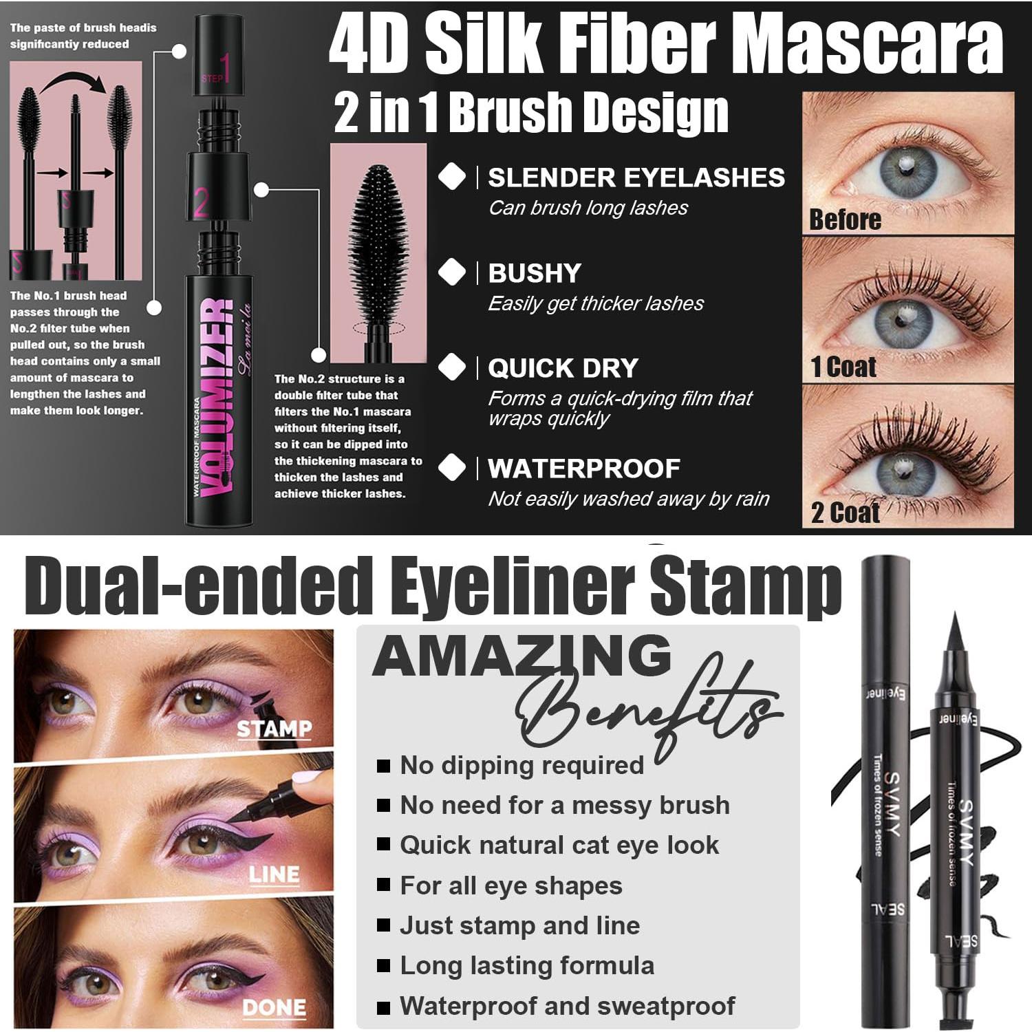 Kit de Maquillaje Completo NUIBO - 12 Sombras, Base, Labiales