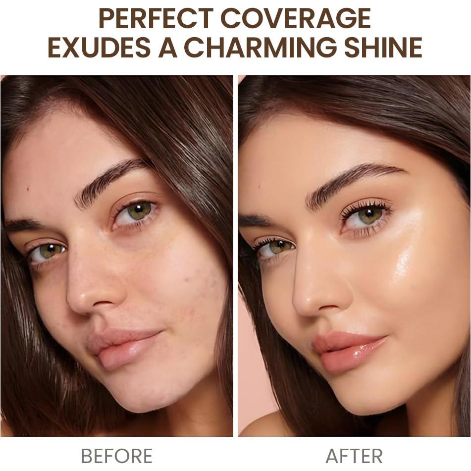 Kaely Concealer Full Coverage Set, 4 Nude Shades Color Correcting Concealer for Dark Circles, under Eye Brightene Foundation Contour Makeup Palette with Brush, corrector de ojeras, Cruelty-free