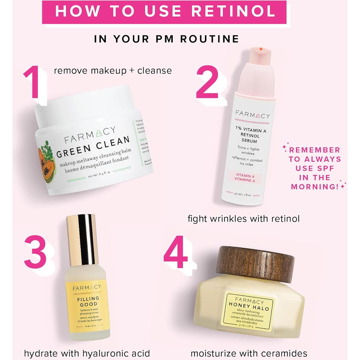 Suero Antienvejecimiento Farmacy Retinol 1% 30ml