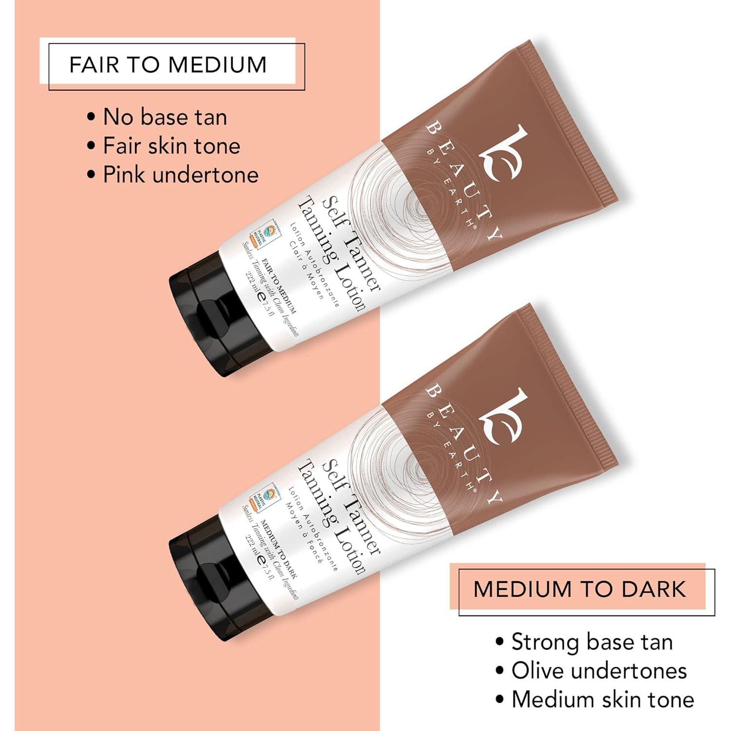 Autobronceador Beauty by Earth 2 Piezas Aloe Vera 348g