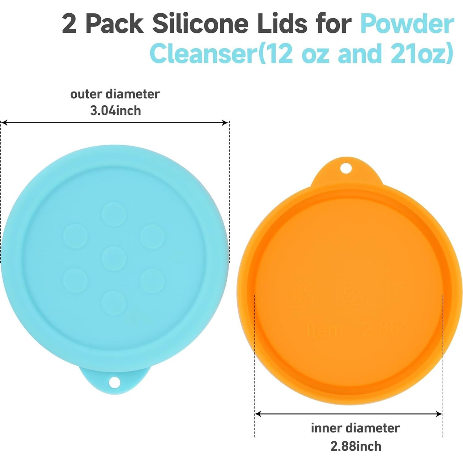 Tapas de Silicona para Limpiador de Polvo LUVCOSY - 1 Paquete Azul