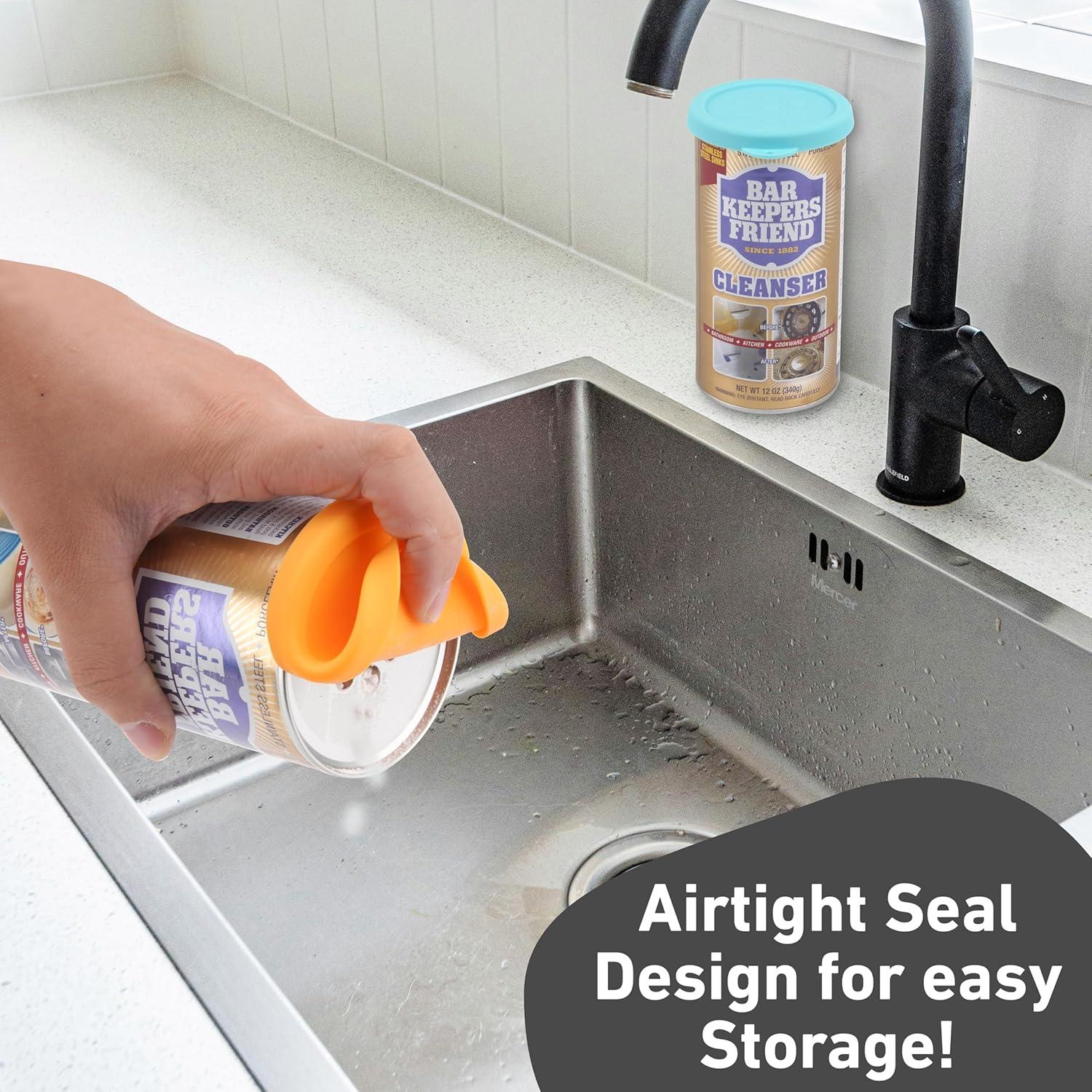 Tapas de Silicona para Limpiador de Polvo LUVCOSY - 1 Paquete Azul