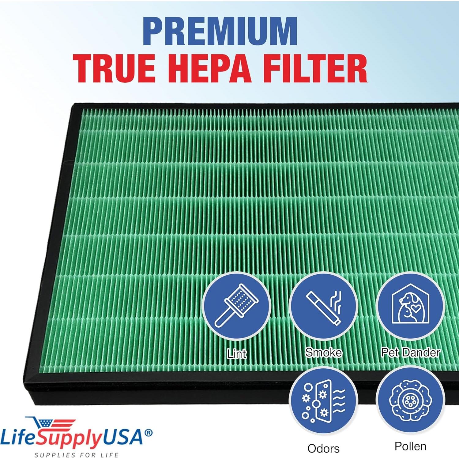 Filtro True HEPA LifeSupplyUSA ER880 para Coway Airmega 250S