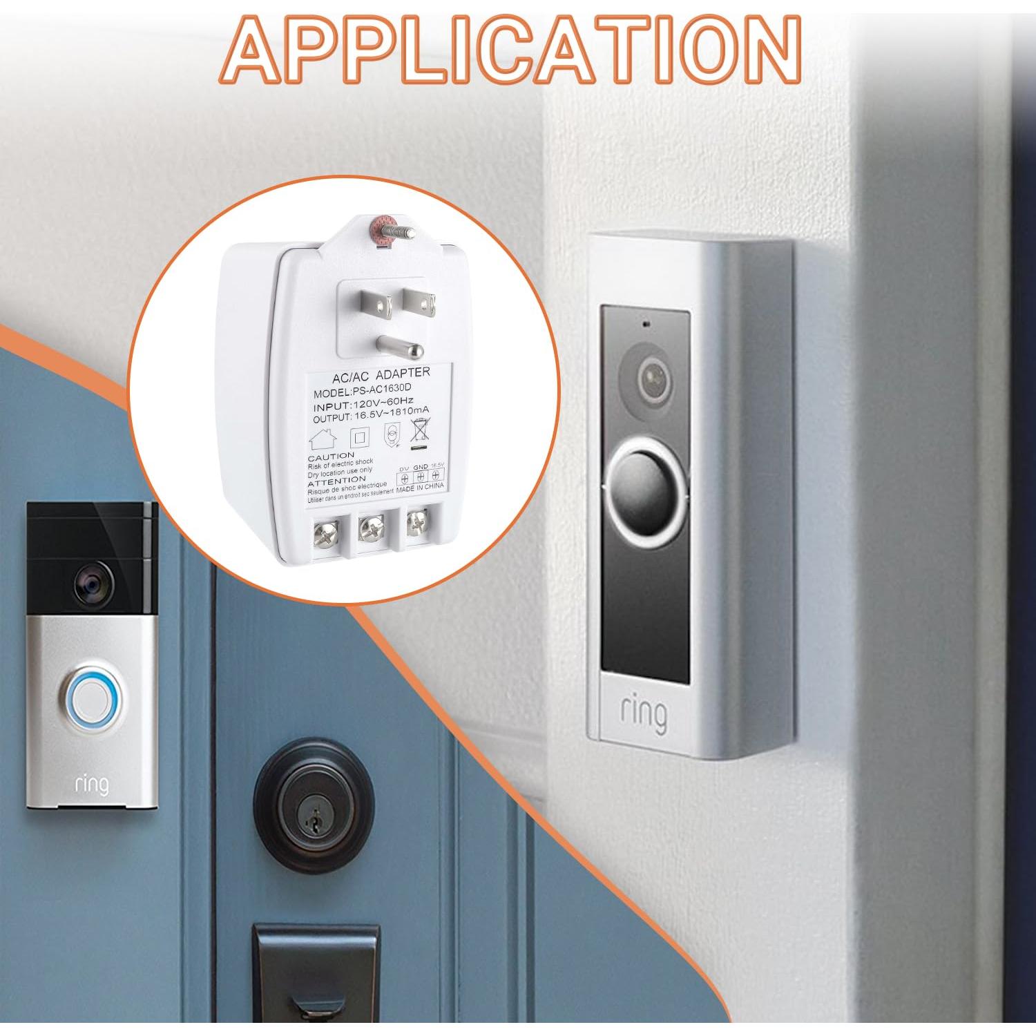 Transformador Enchufable 16.5V 1810mA JAMHER para Timbres y Termostatos