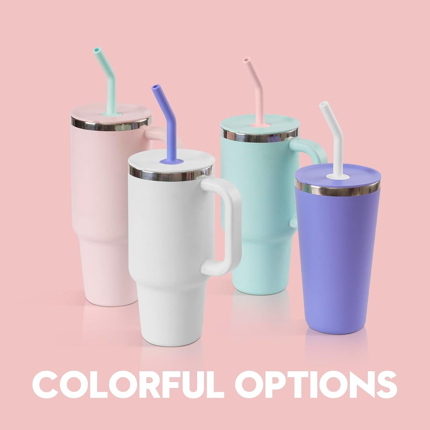 Pajillas de Silicona y Plástico Jetstop para HydroFlask 40oz