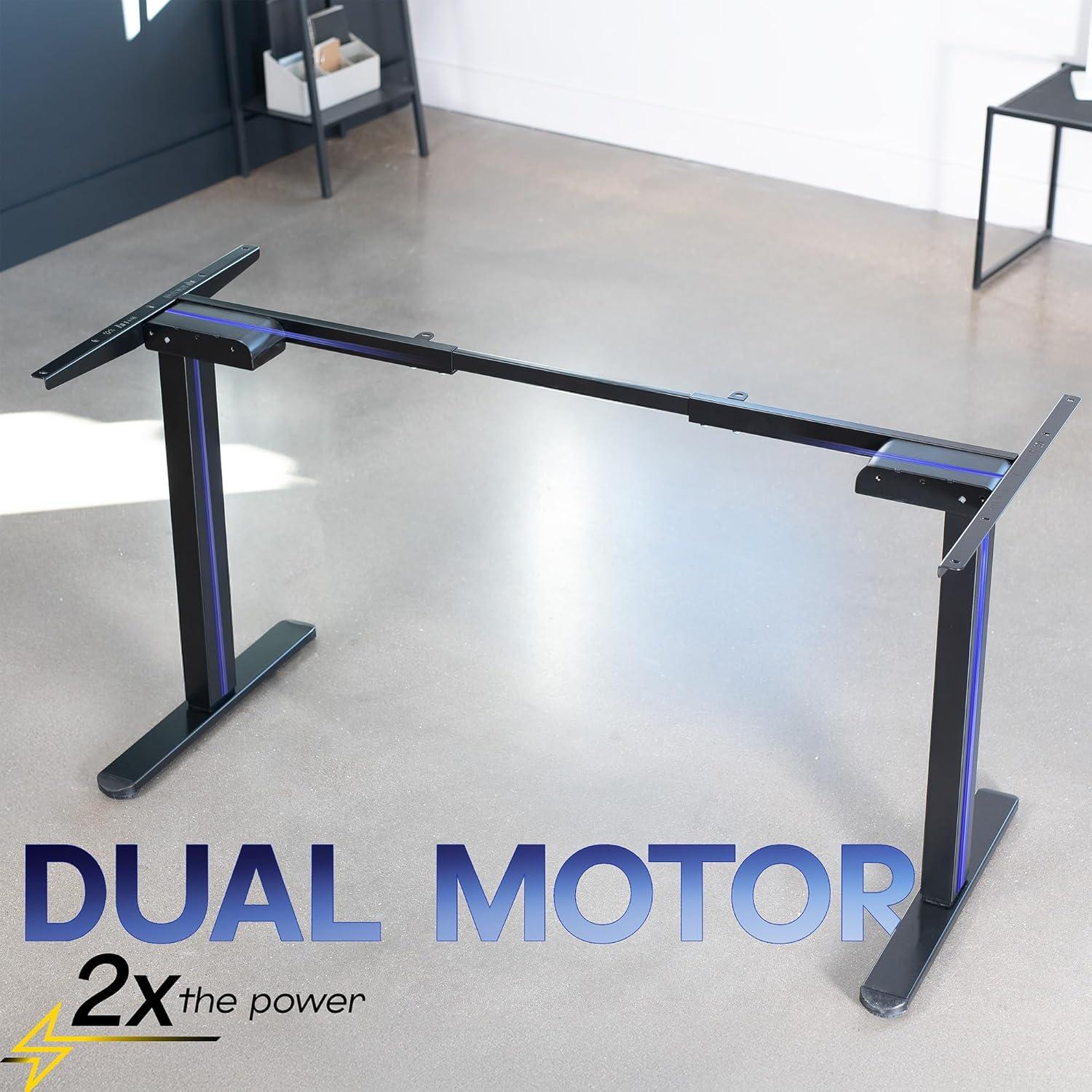 Marco de Escritorio Eléctrico VIVO DESK-V122EB Ajustable 72-120 cm