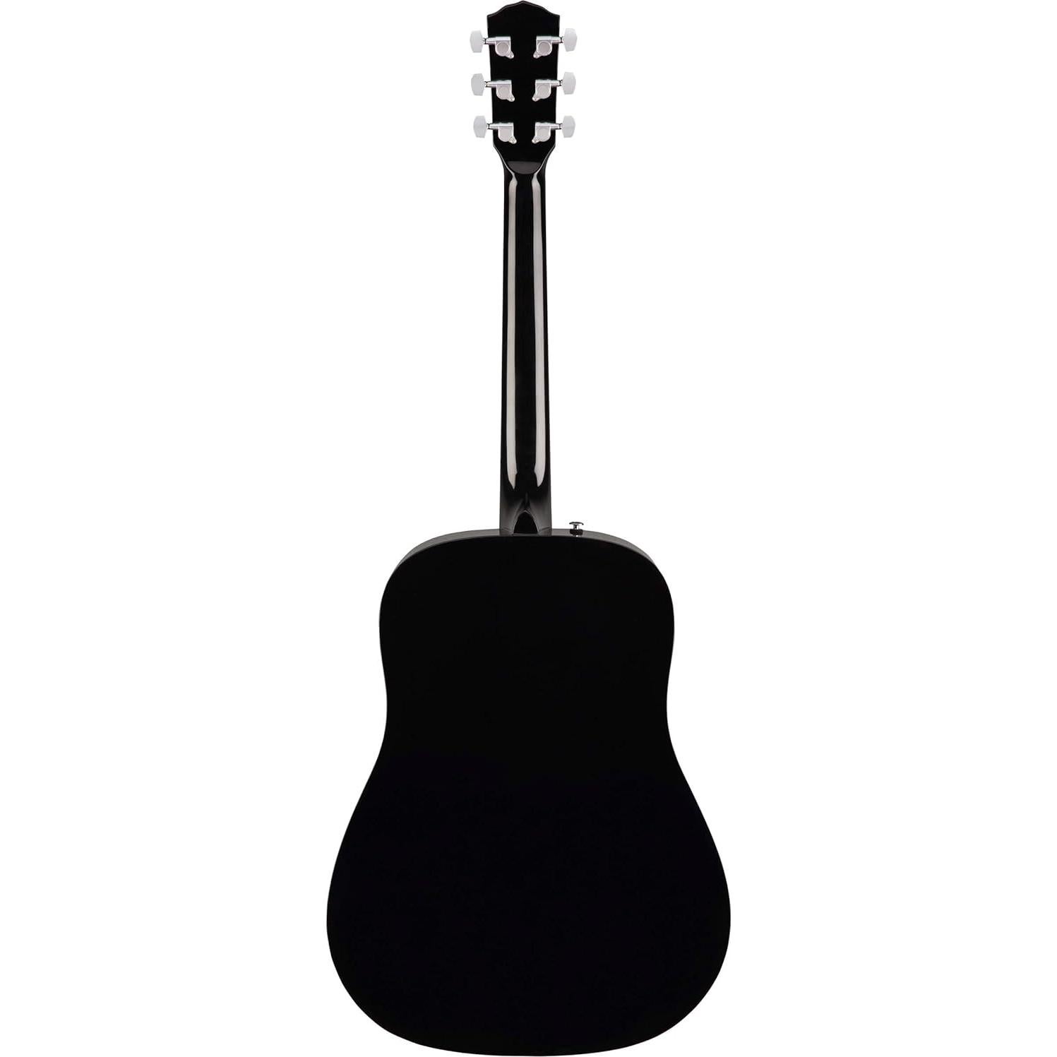 Guitarra Acústica Dreadnought Fender CD-60S Negra con Accesorios