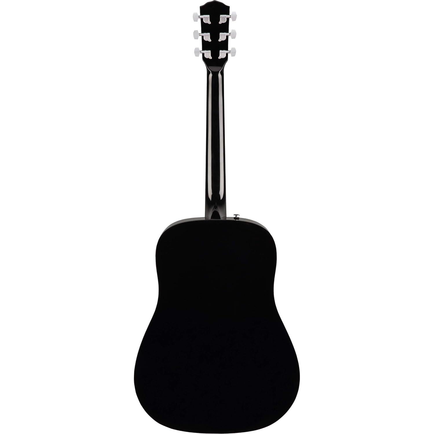 Guitarra Acústica Dreadnought Fender CD-60S Negra con Accesorios
