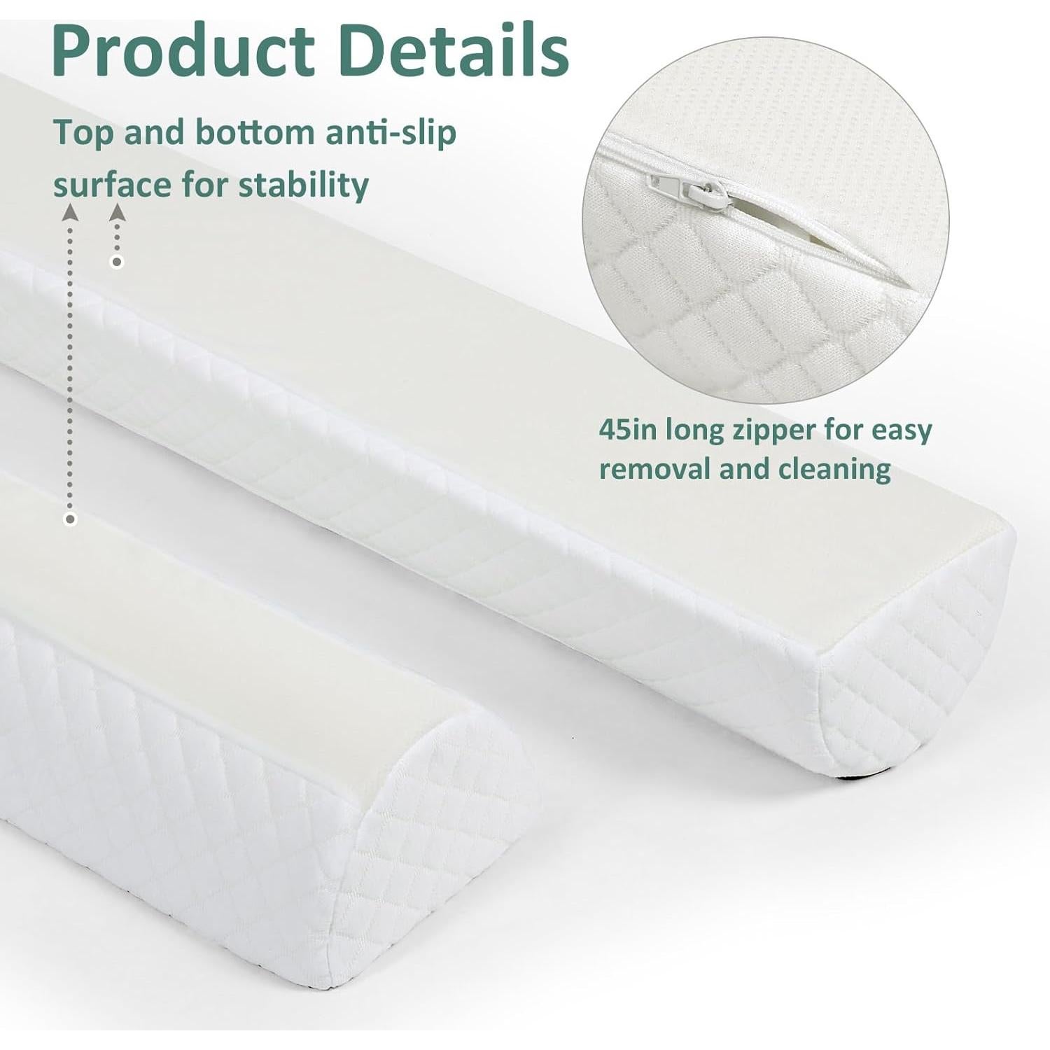 Protectores de Cama Shinnwa Espuma Viscoelástica Paquete de 2