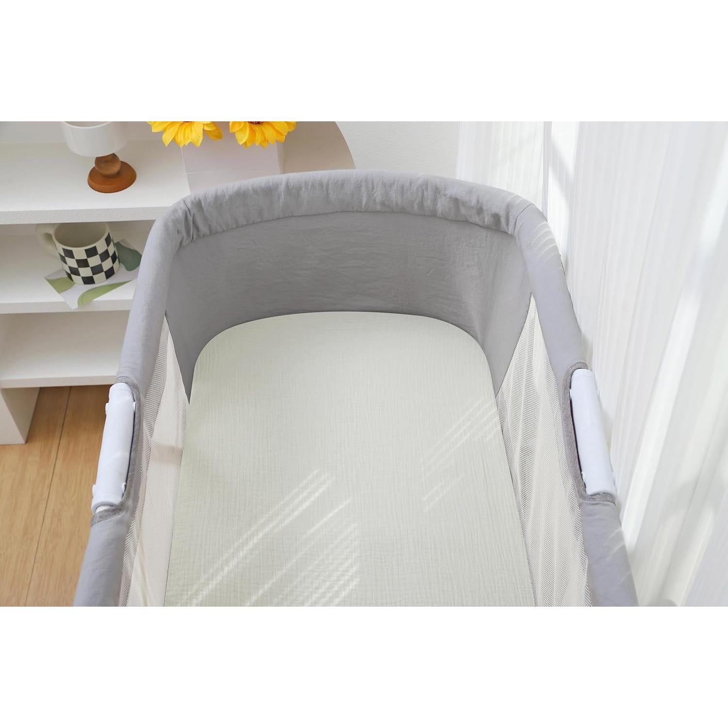 Sábanas de Muselina para Cuna Onacosht 83.8x48.3cm 2 Piezas