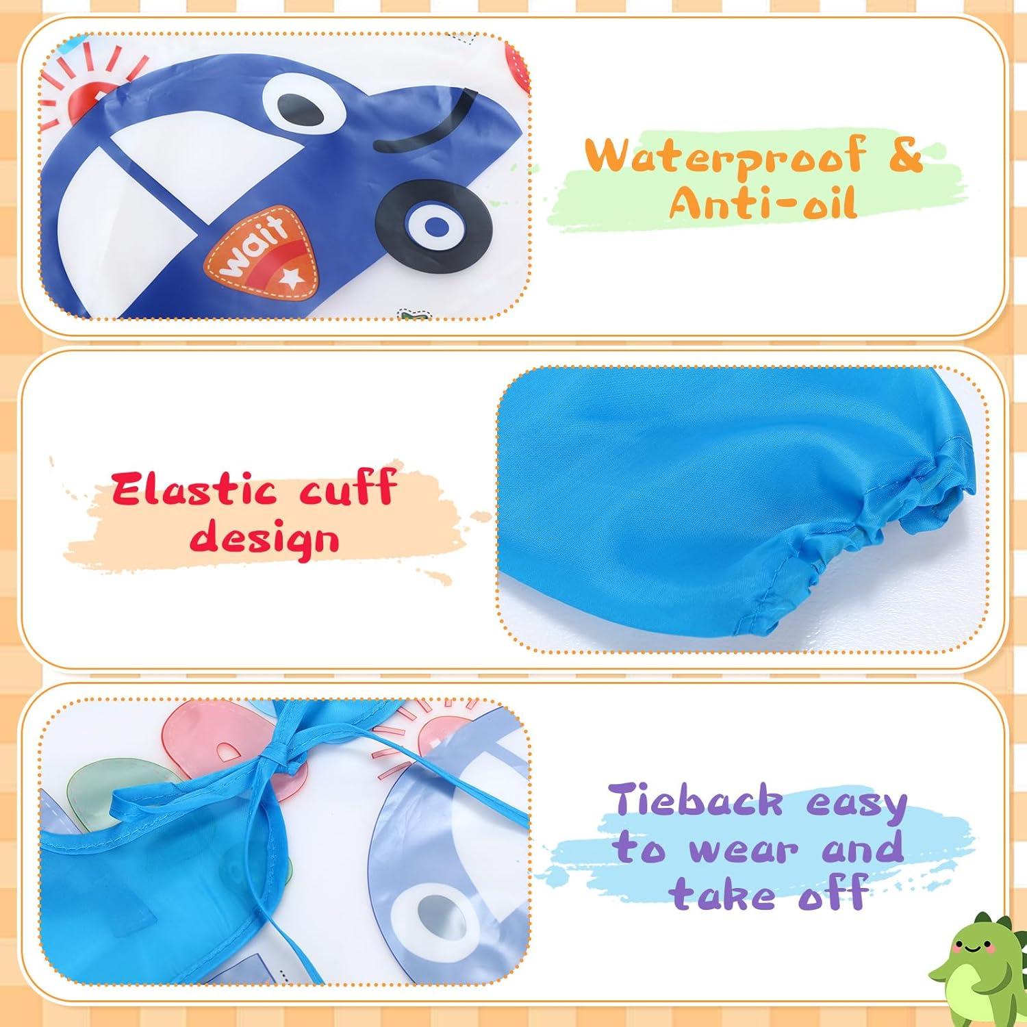 Delantales de Arte Impermeables JaGely para Niños 1-4 Años