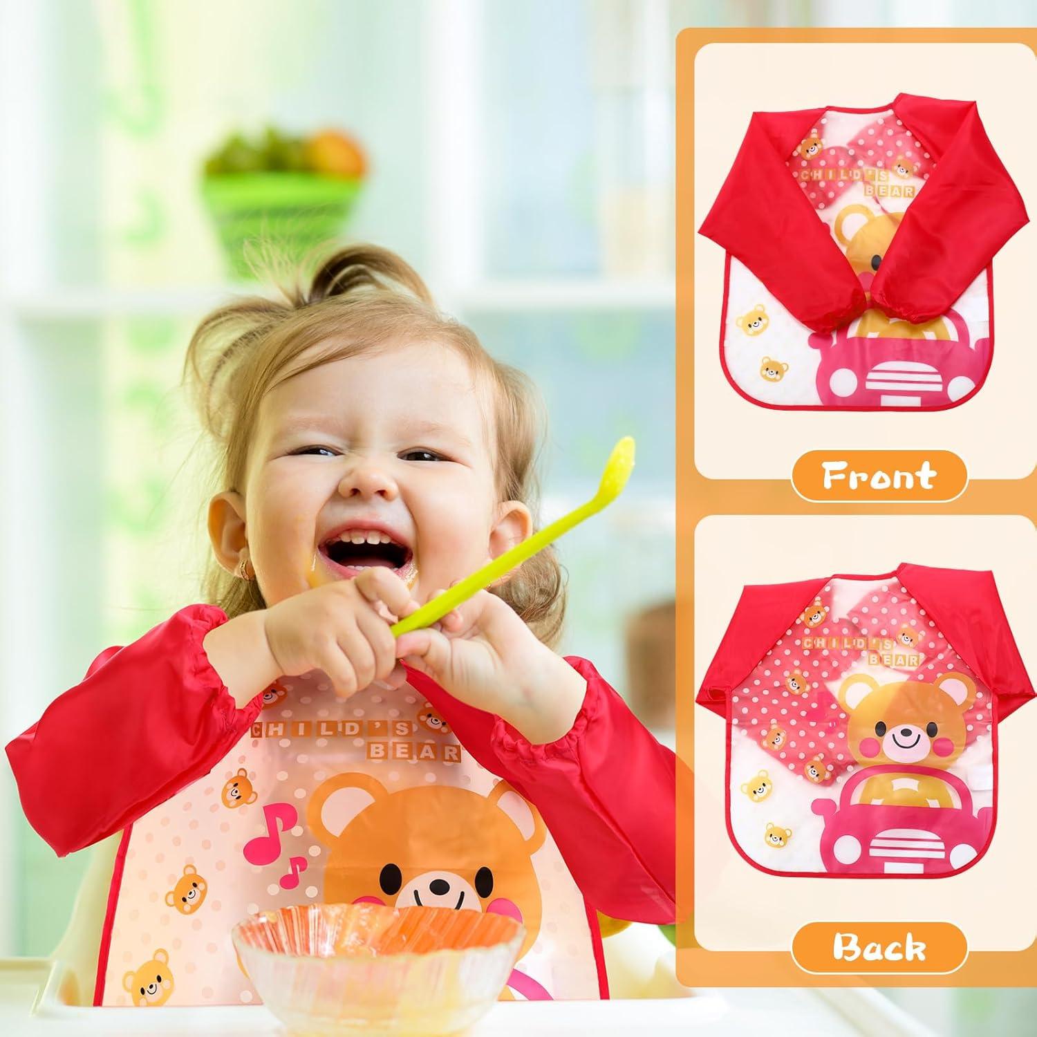 Delantales de Arte Impermeables JaGely para Niños 1-4 Años