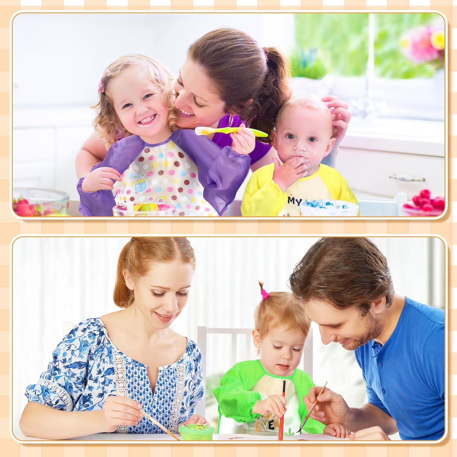 Delantales de Arte Impermeables JaGely para Niños 1-4 Años