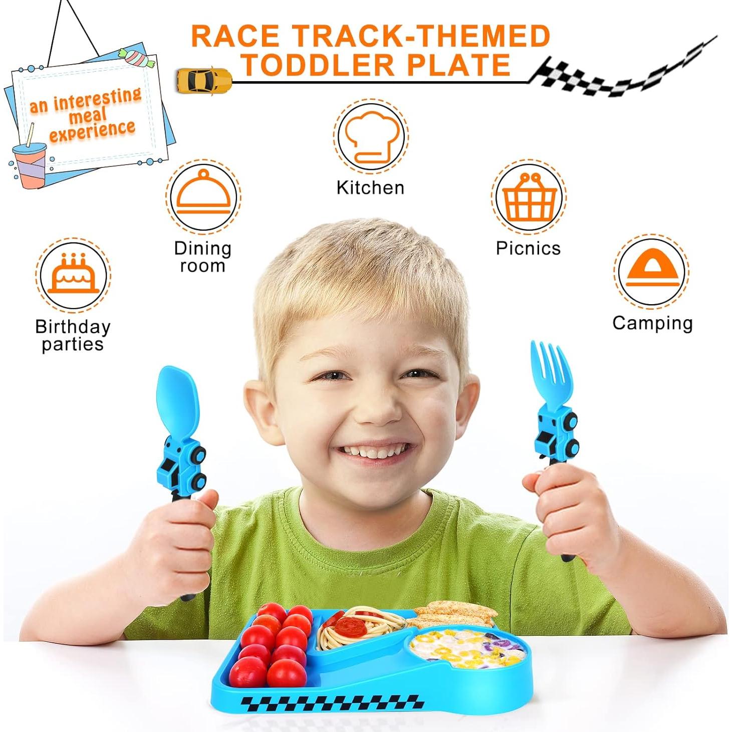 Set de Platos de Construcción Deinyi para Niños - Azul