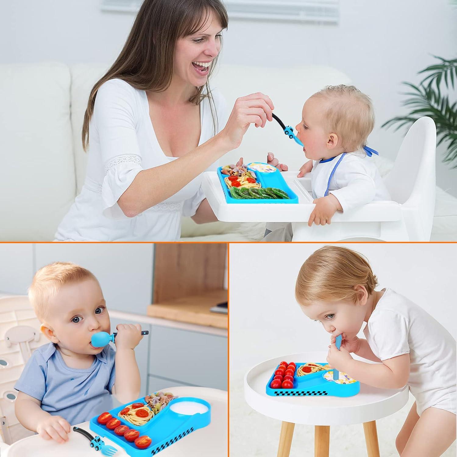 Set de Platos de Construcción Deinyi para Niños - Azul