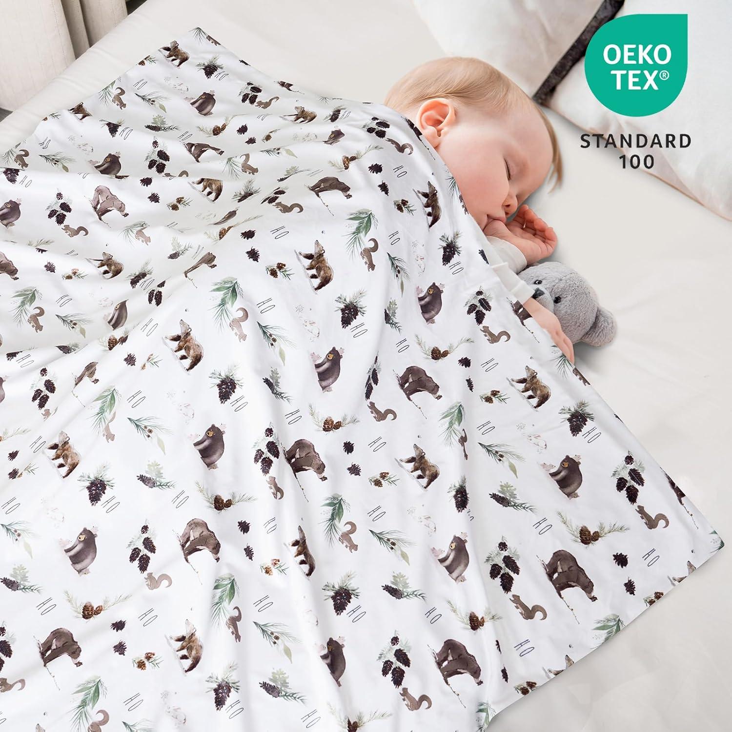 Manta de Bebé Minky David's Kids 76x102 cm Animales Suave