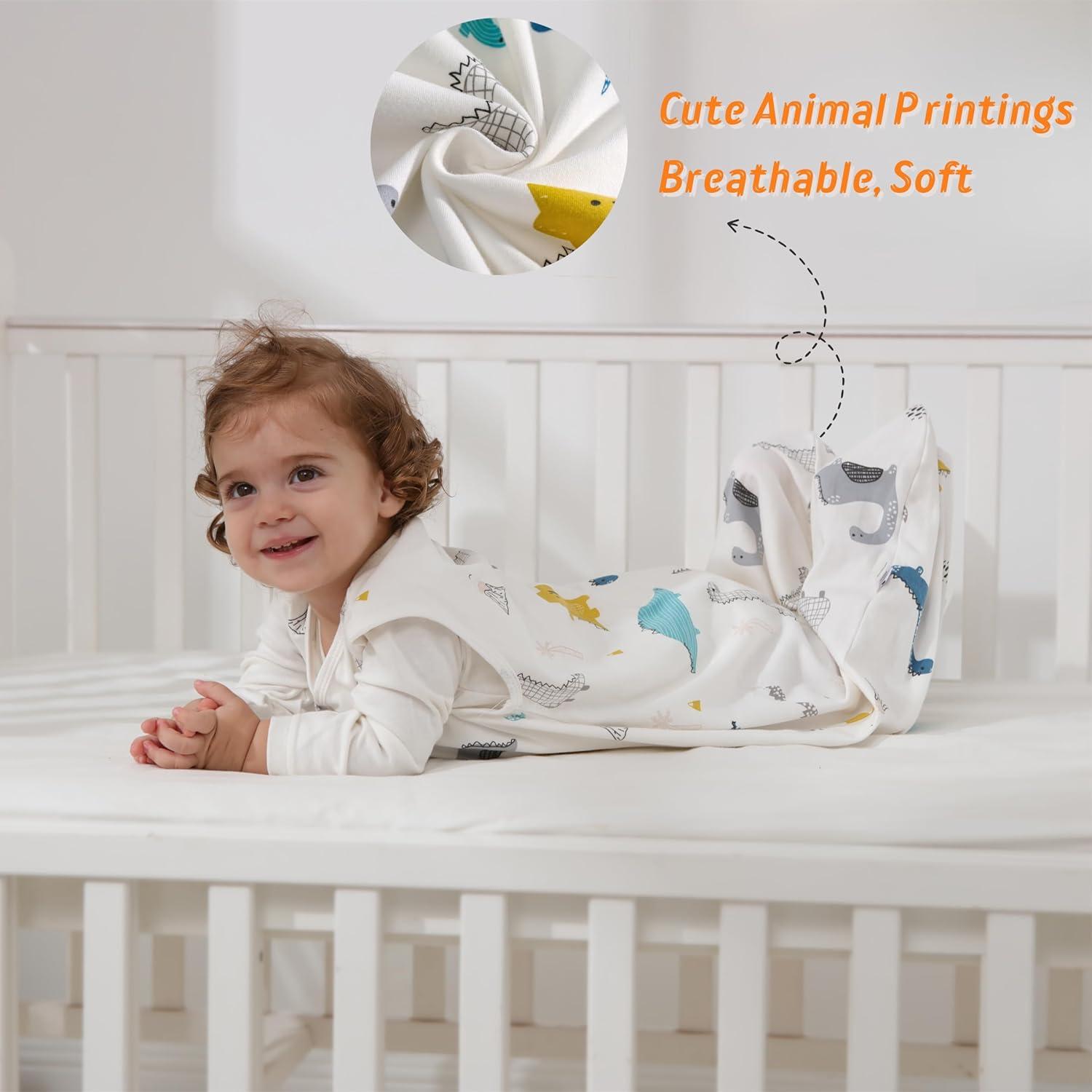 Saco de Sueño Comfy Baby 0-6 Meses 100% Algodón Transpirable