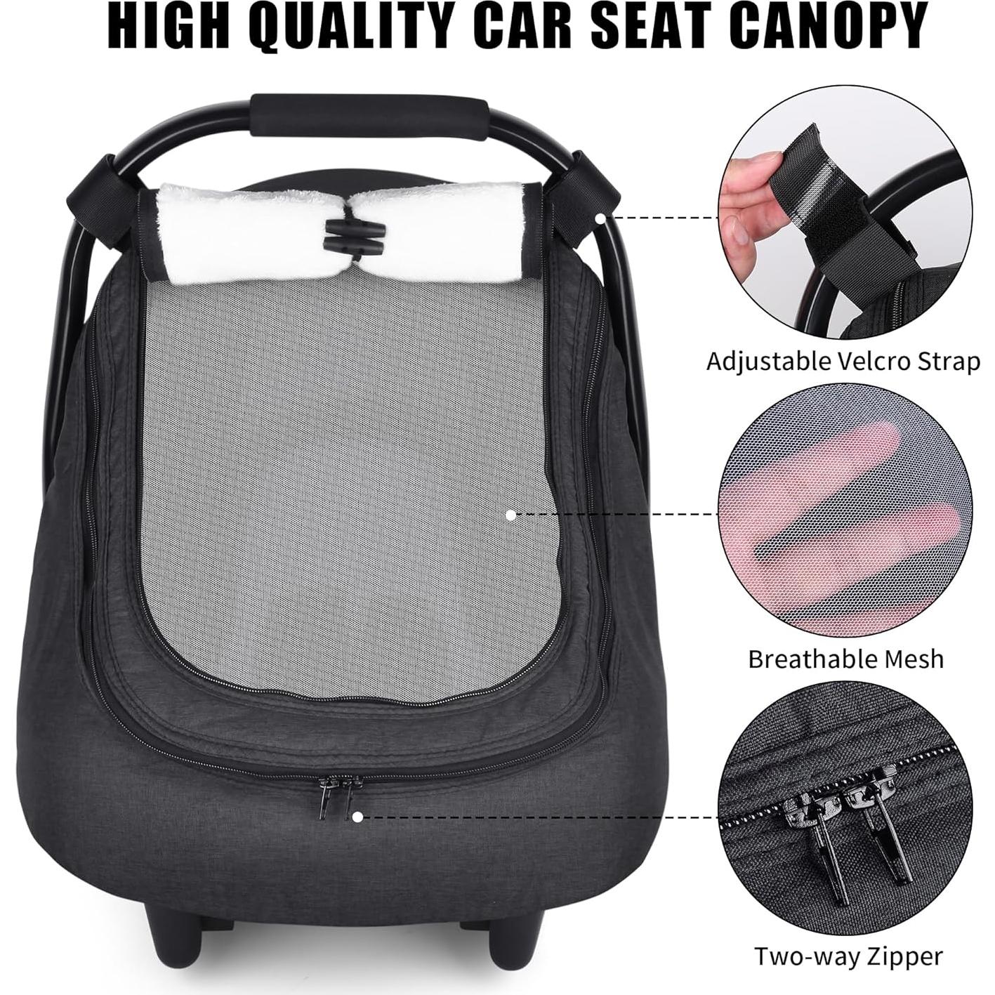 Cubierta de Asiento de Coche Rquite para Bebé - Impermeable y Aislante