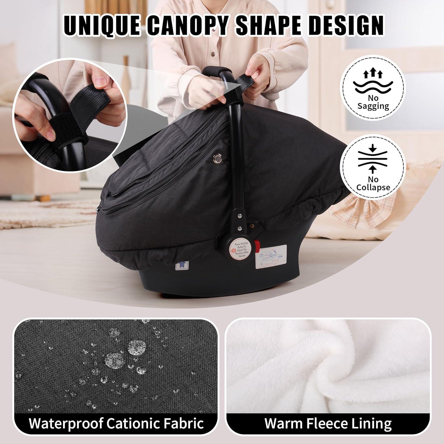 Cubierta de Asiento de Coche Rquite para Bebé - Impermeable y Aislante