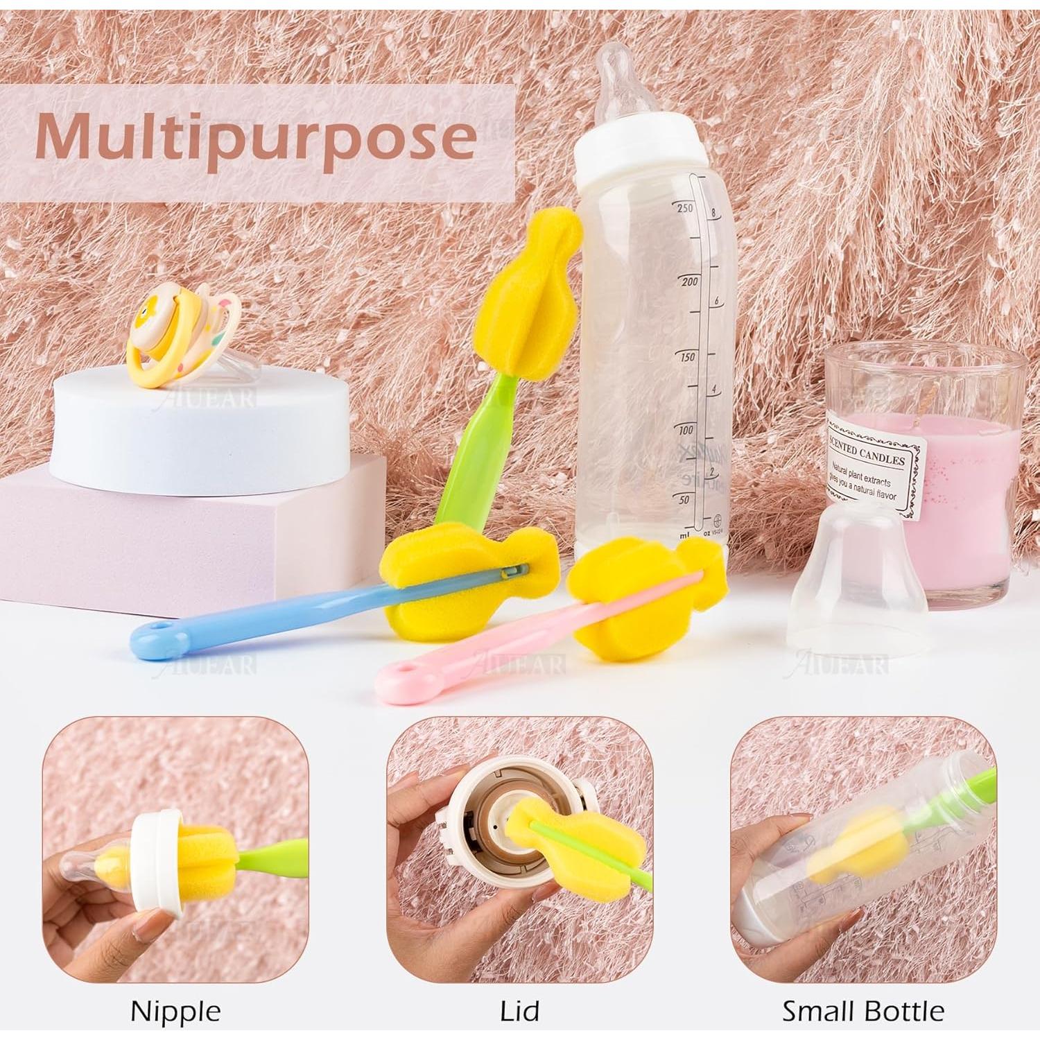 Juego de Cepillos Limpiadores AUEAR para Tetinas 8 Pcs