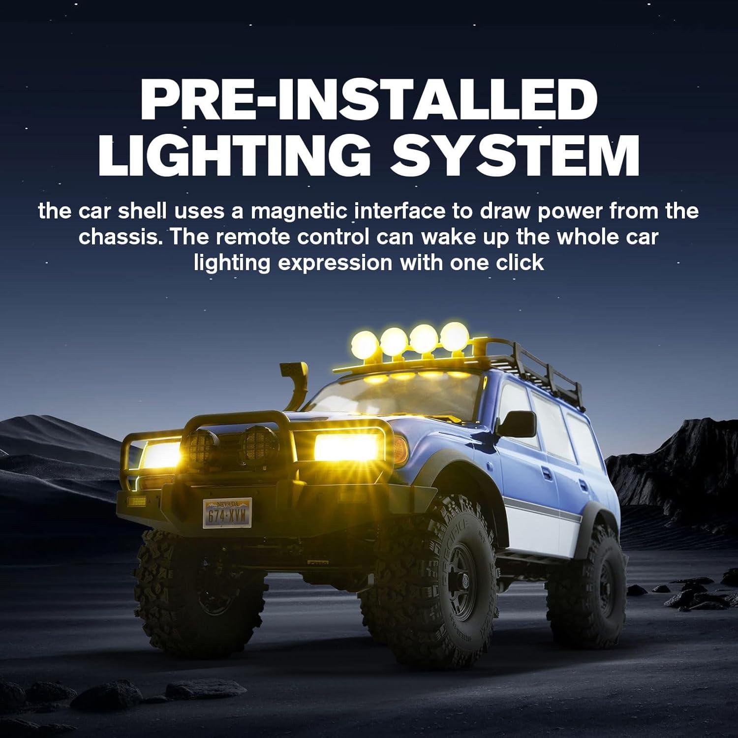 Coche RC Toyota Land Cruiser LC80 FMS 1/10 Brushless 5.8kg