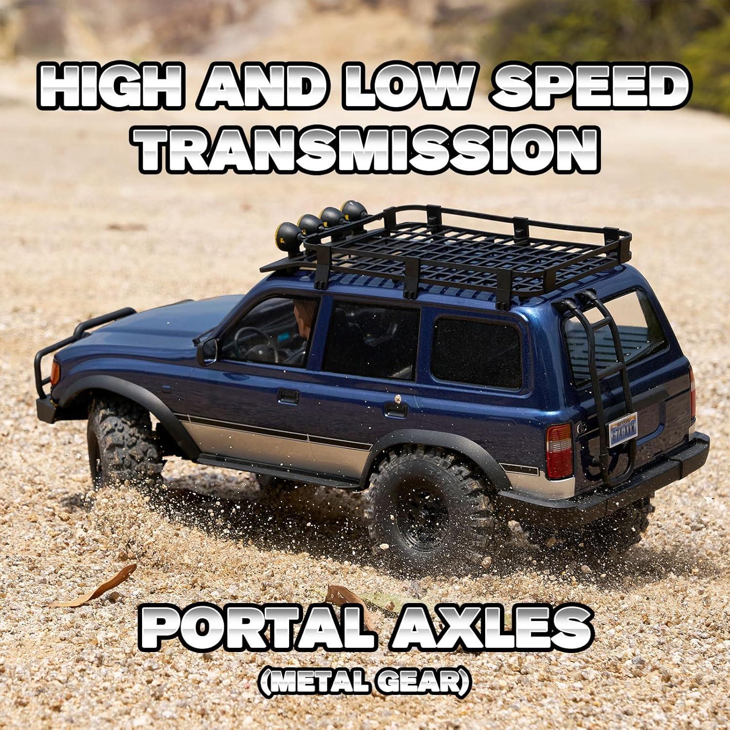 Coche RC Toyota Land Cruiser LC80 FMS 1/10 Brushless 5.8kg