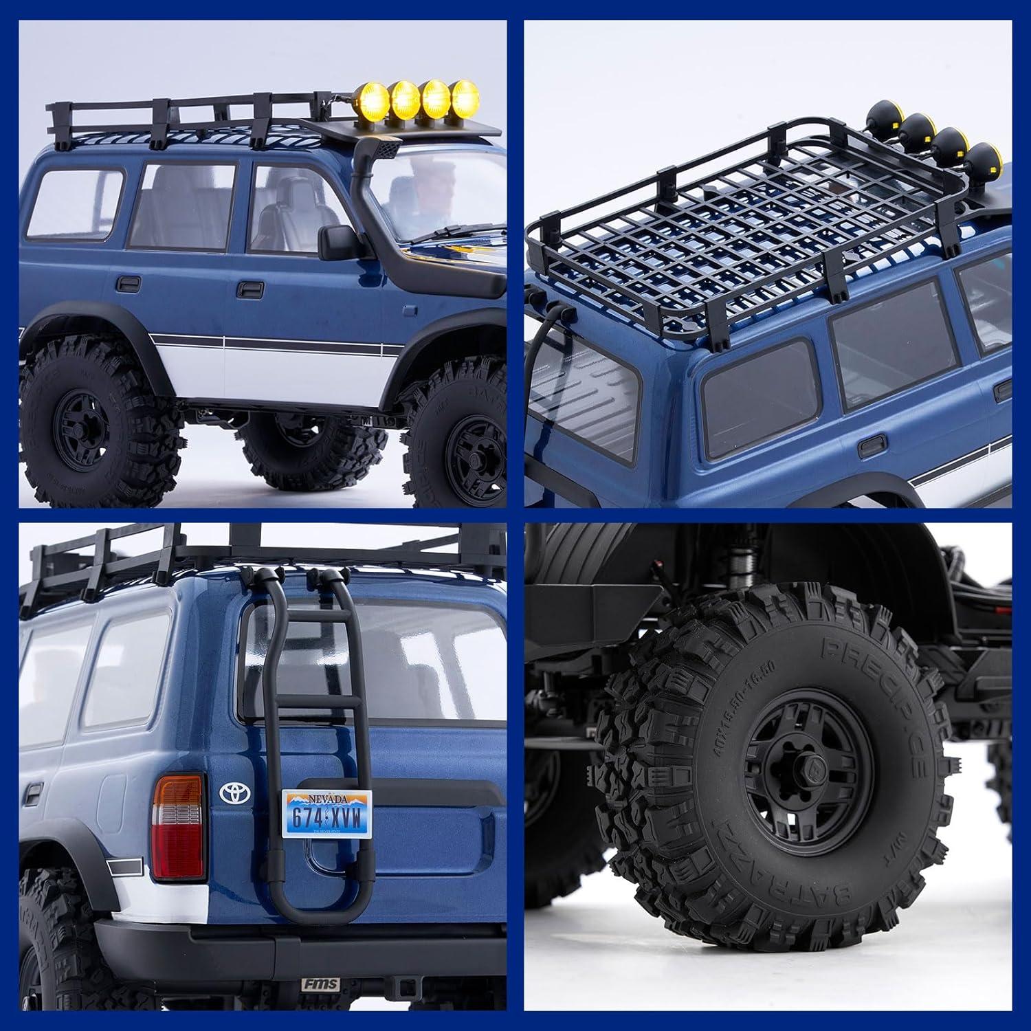 Coche RC Toyota Land Cruiser LC80 FMS 1/10 Brushless 5.8kg