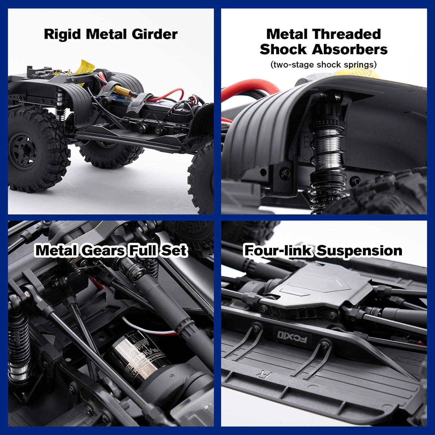 Coche RC Toyota Land Cruiser LC80 FMS 1/10 Brushless 5.8kg