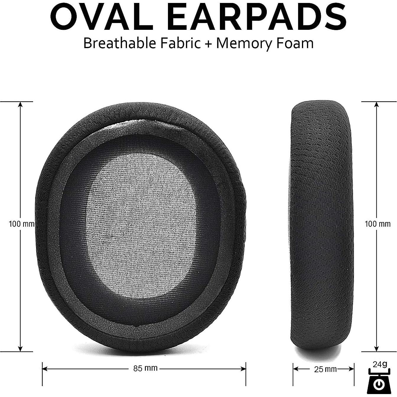 Almohadillas de Reemplazo Defean para SteelSeries Arctis 1/3/5/7/9 - Negro