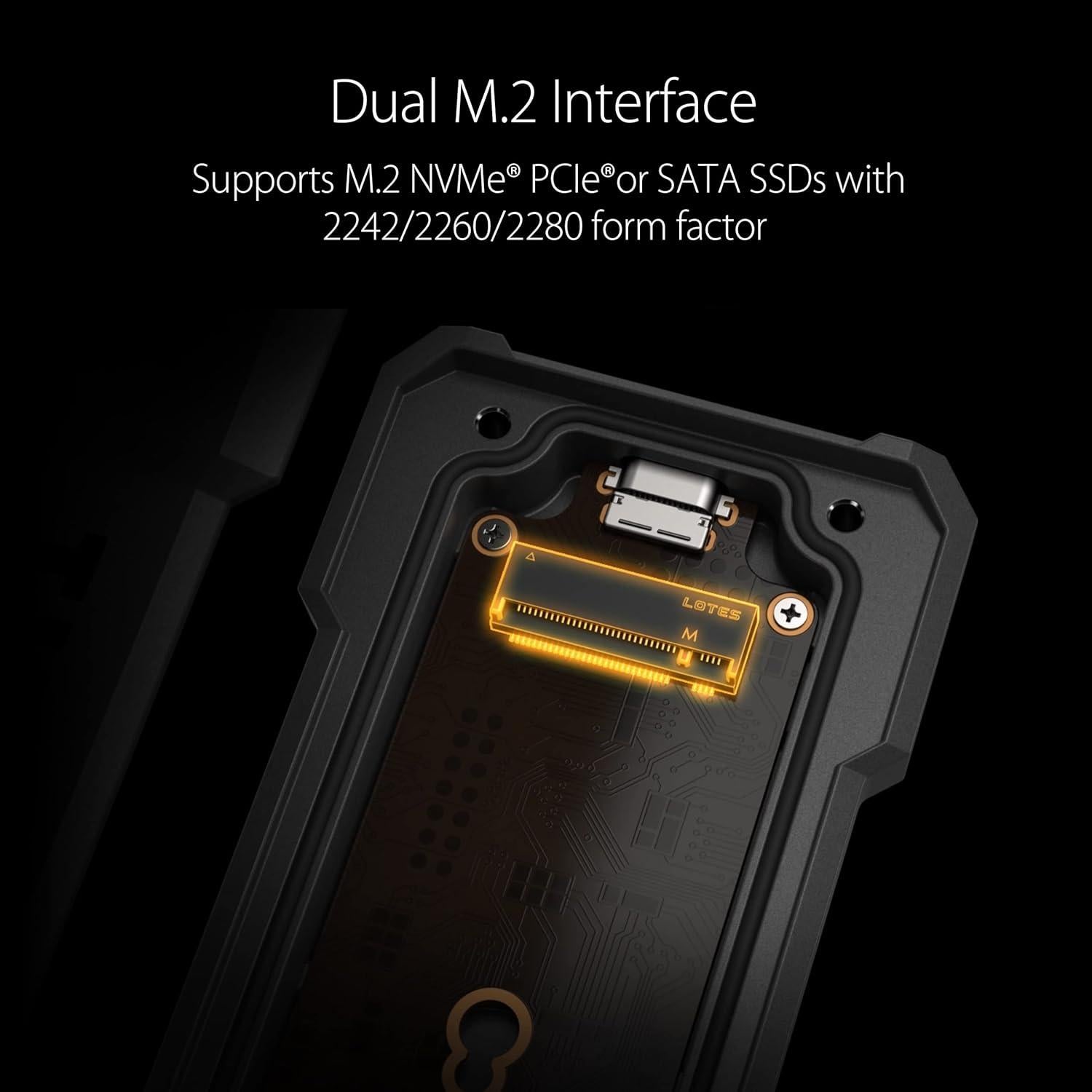 Carcasa Externa SSD ASUS TUF Gaming A1 USB-C 10 Gbps IP68