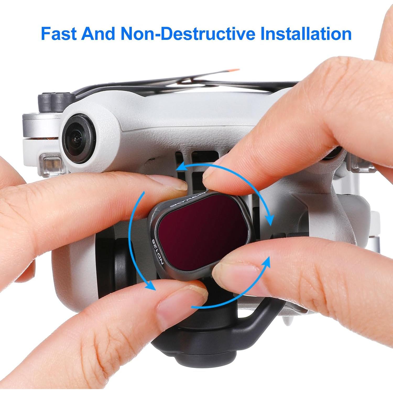 Juego de Filtros ND SKYREAT para DJI Mini 4 Pro - 6 Piezas