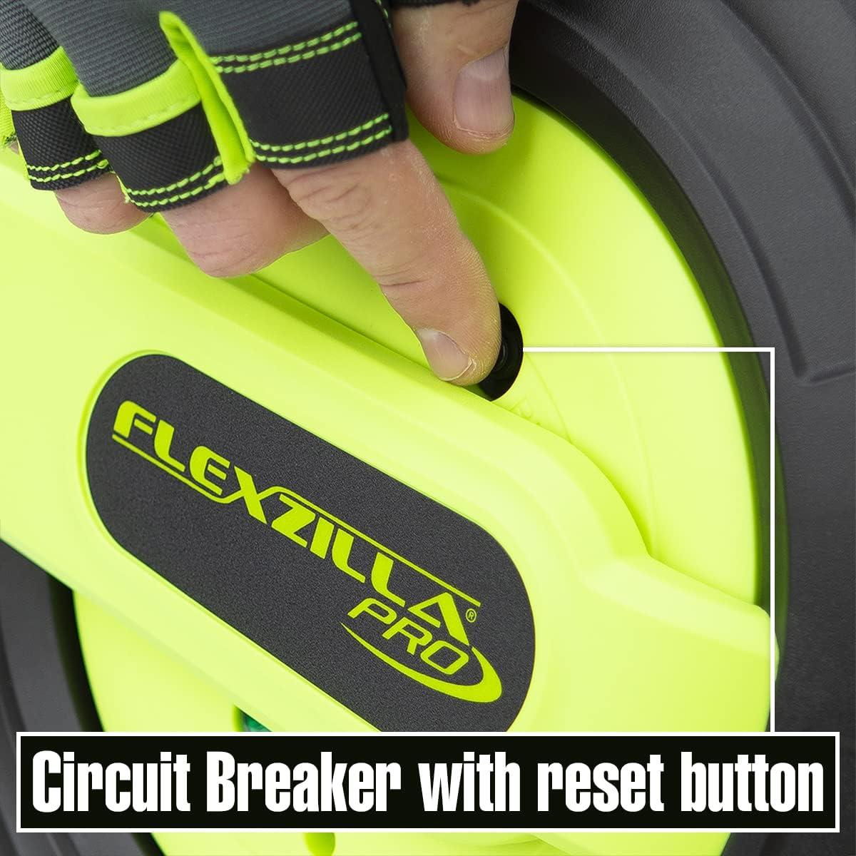 Carrete Retráctil de Cable de Extensión Flexzilla 60 pies