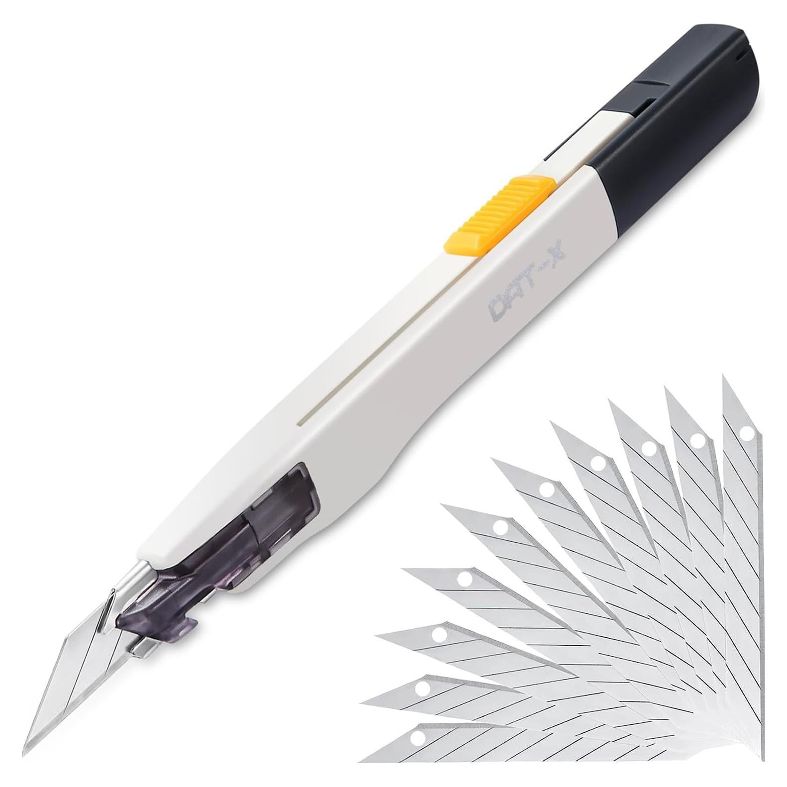 Cuchillo Utility DAT-X 1 Cortador 10 Hojas Blanco