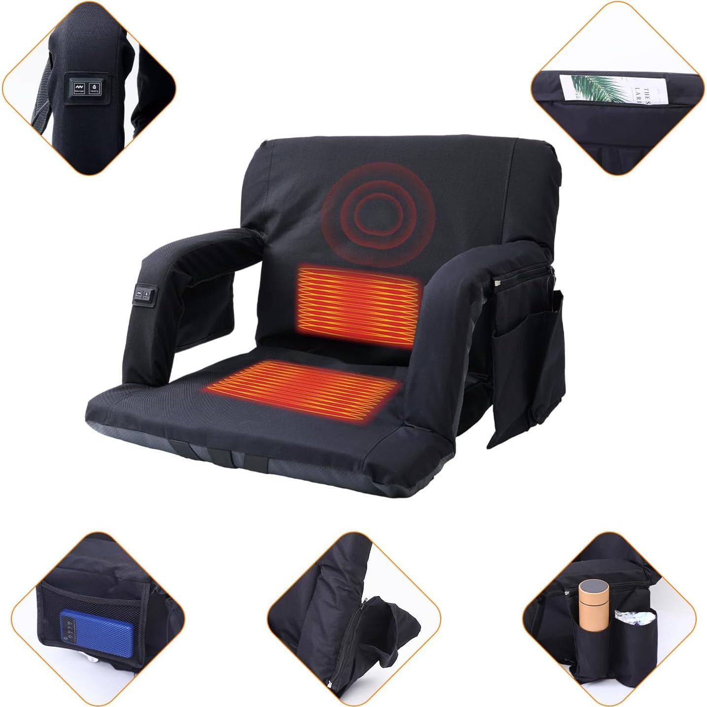 Asiento de Estadio WORKOOT Calentado y Masajeado Extra Ancho