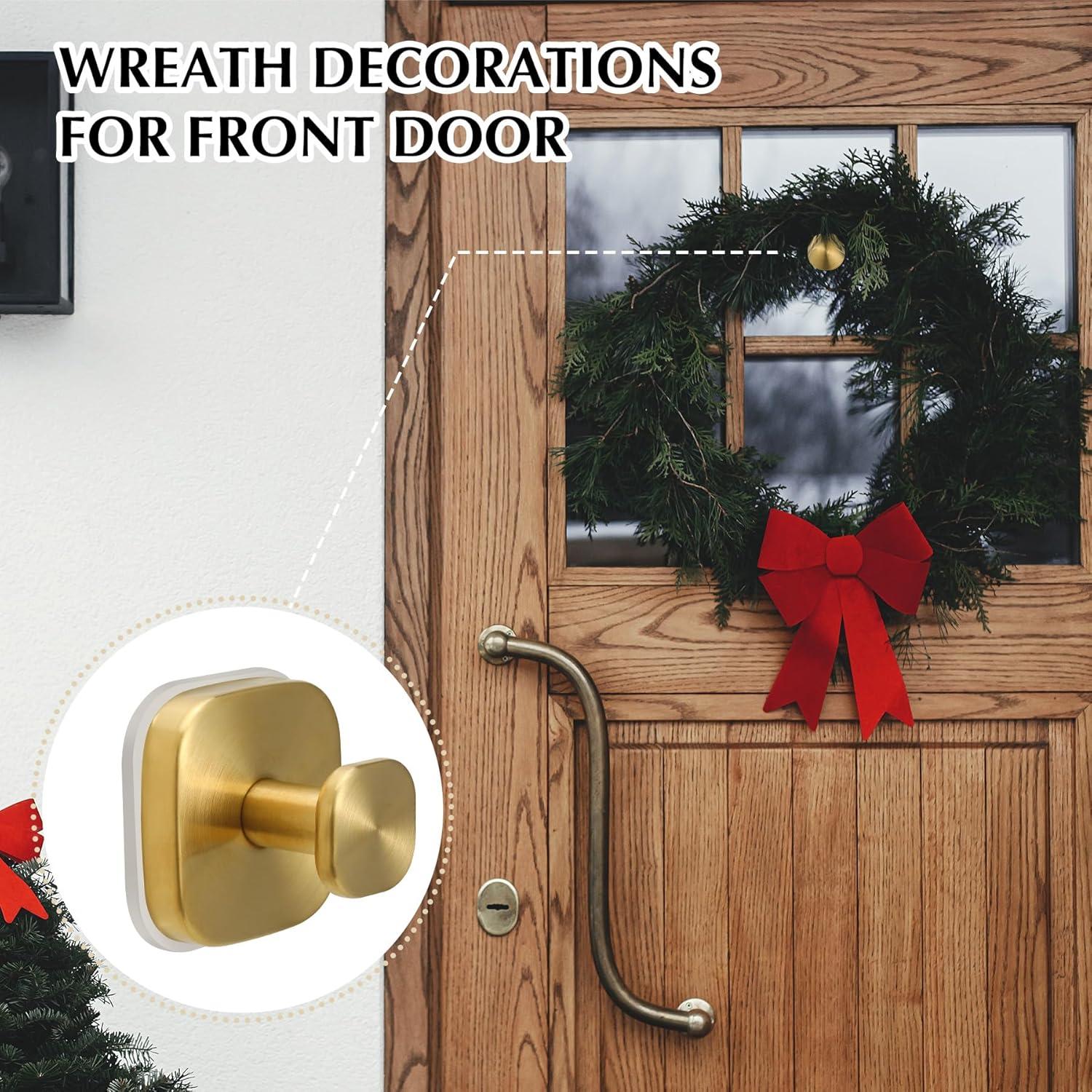 Ganchos de Ventosa Warlve para Ducha - Oro Cepillado, 2 Piezas