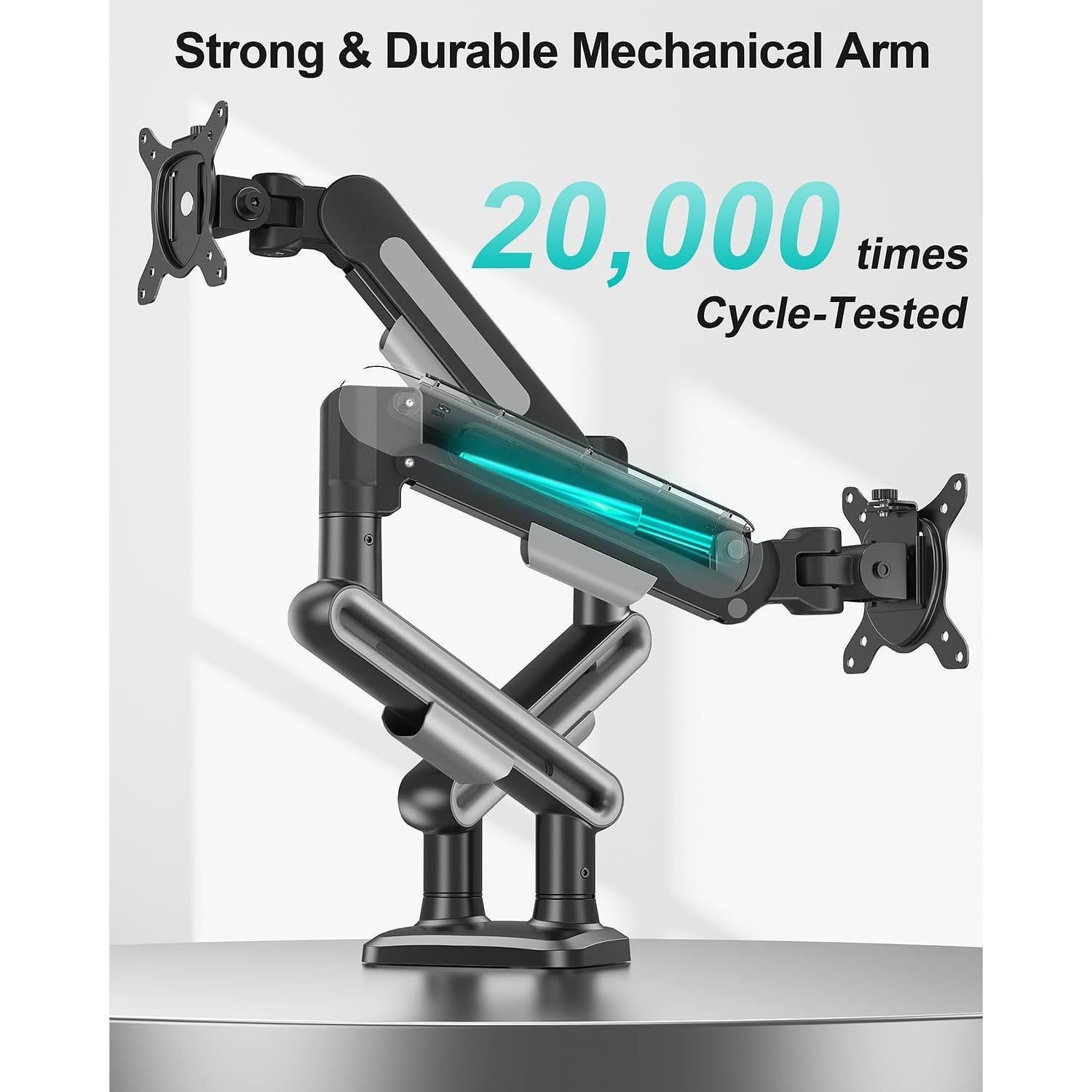 Soporte Doble para Monitor MONTAR PRO hasta 39" Ajustable