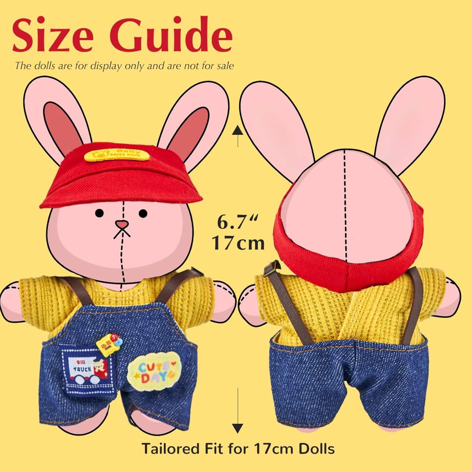 Conjunto de Ropa para Muñecas HUEHUG 17cm 3 Piezas