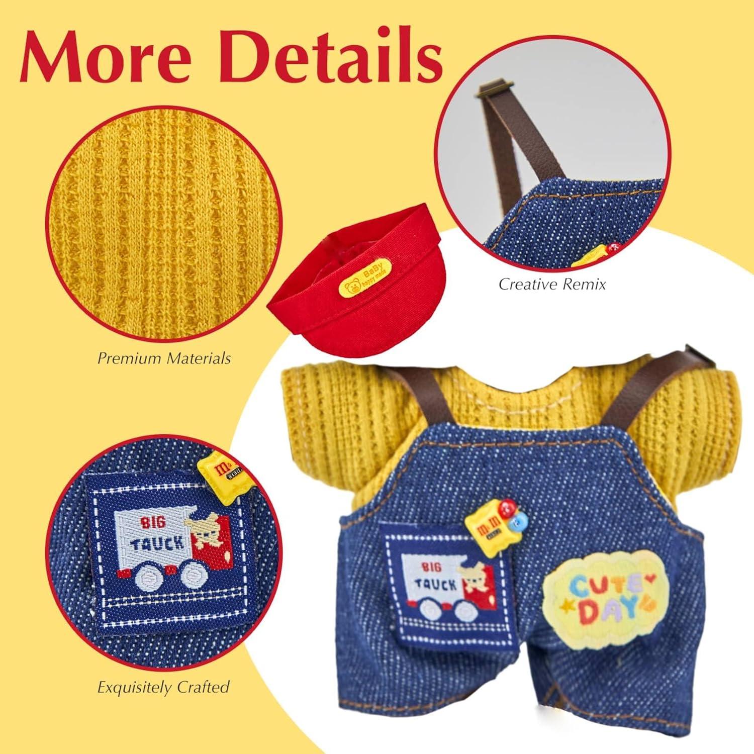 Conjunto de Ropa para Muñecas HUEHUG 17cm 3 Piezas