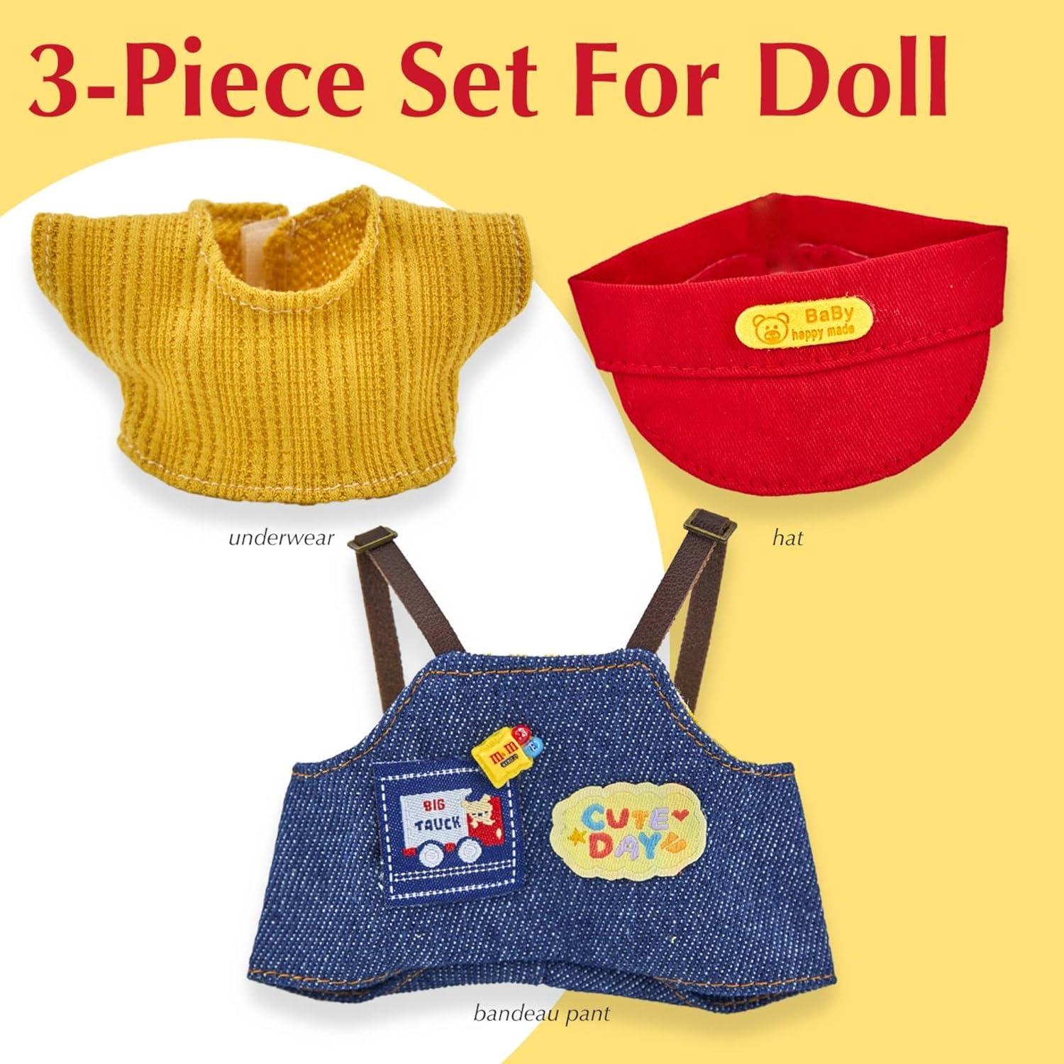 Conjunto de Ropa para Muñecas HUEHUG 17cm 3 Piezas