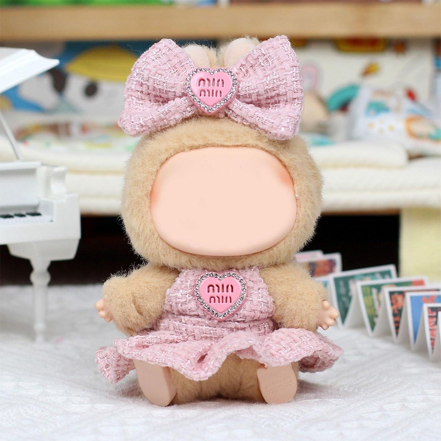 Conjunto de Ropa para Muñecas 17cm Genérico 2pc Rosa